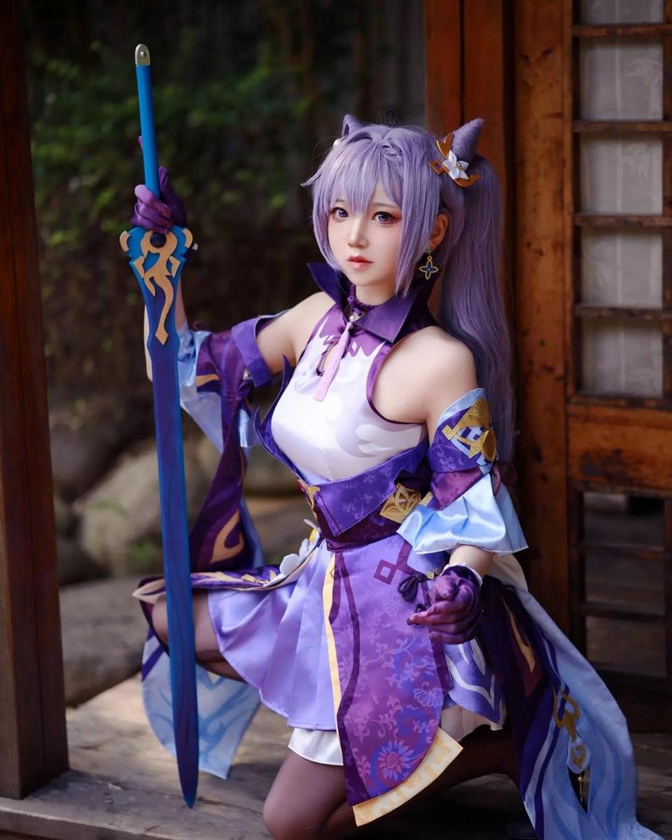 高清的楚楚子的八重神子图片，代表了cosplay的最高水平